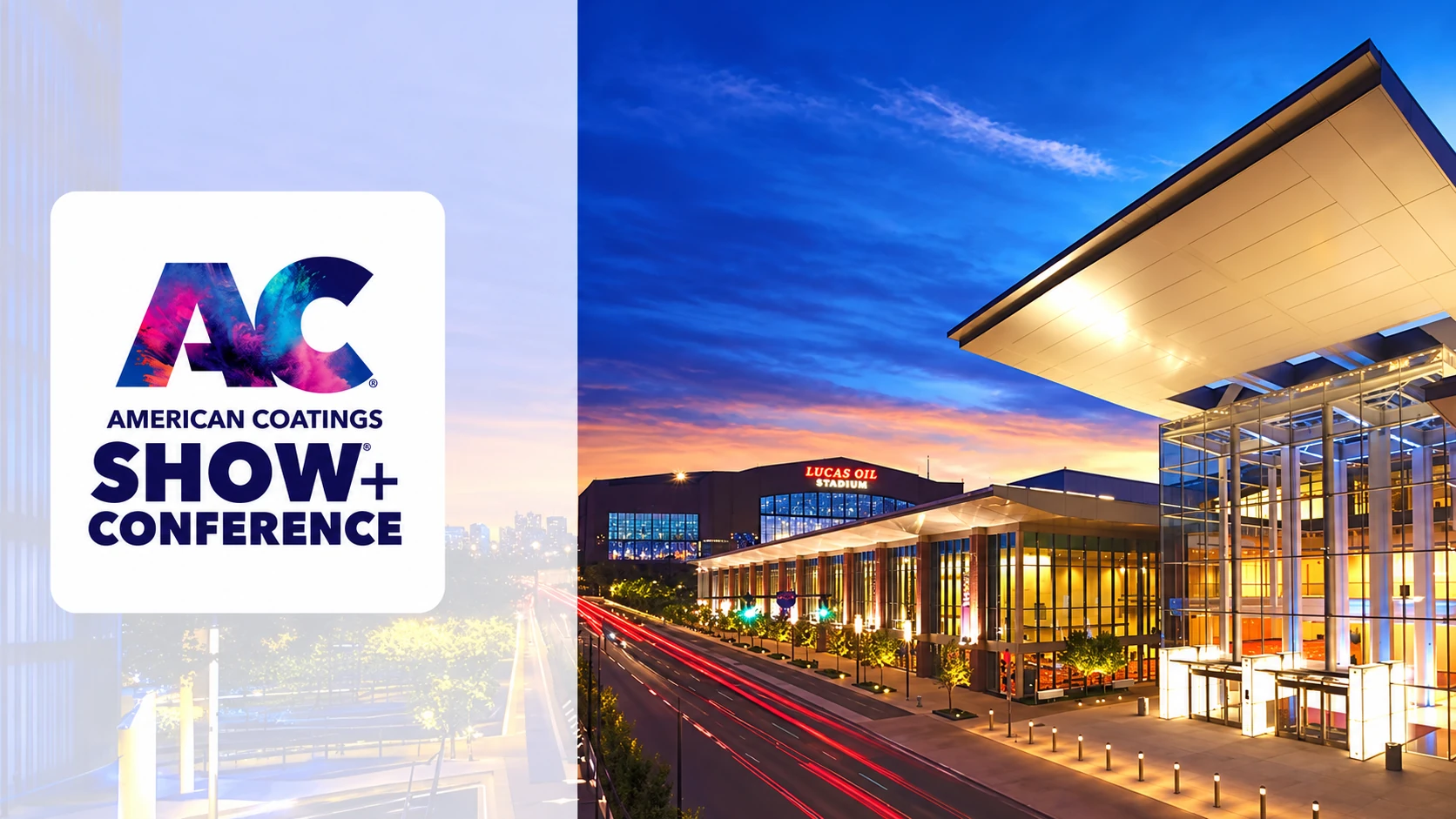 American Coatings Show and Conference — illustrated banner