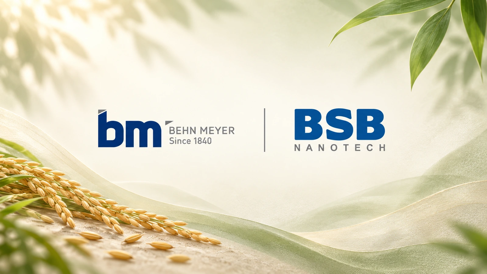 Behn Meyer and BSB Nanotech partnership — botanical design